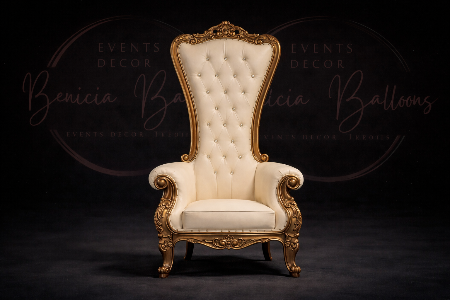 Trono adulto color bronce