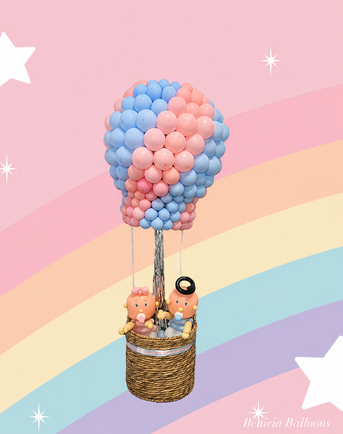 Decoracion con detalles para bebe