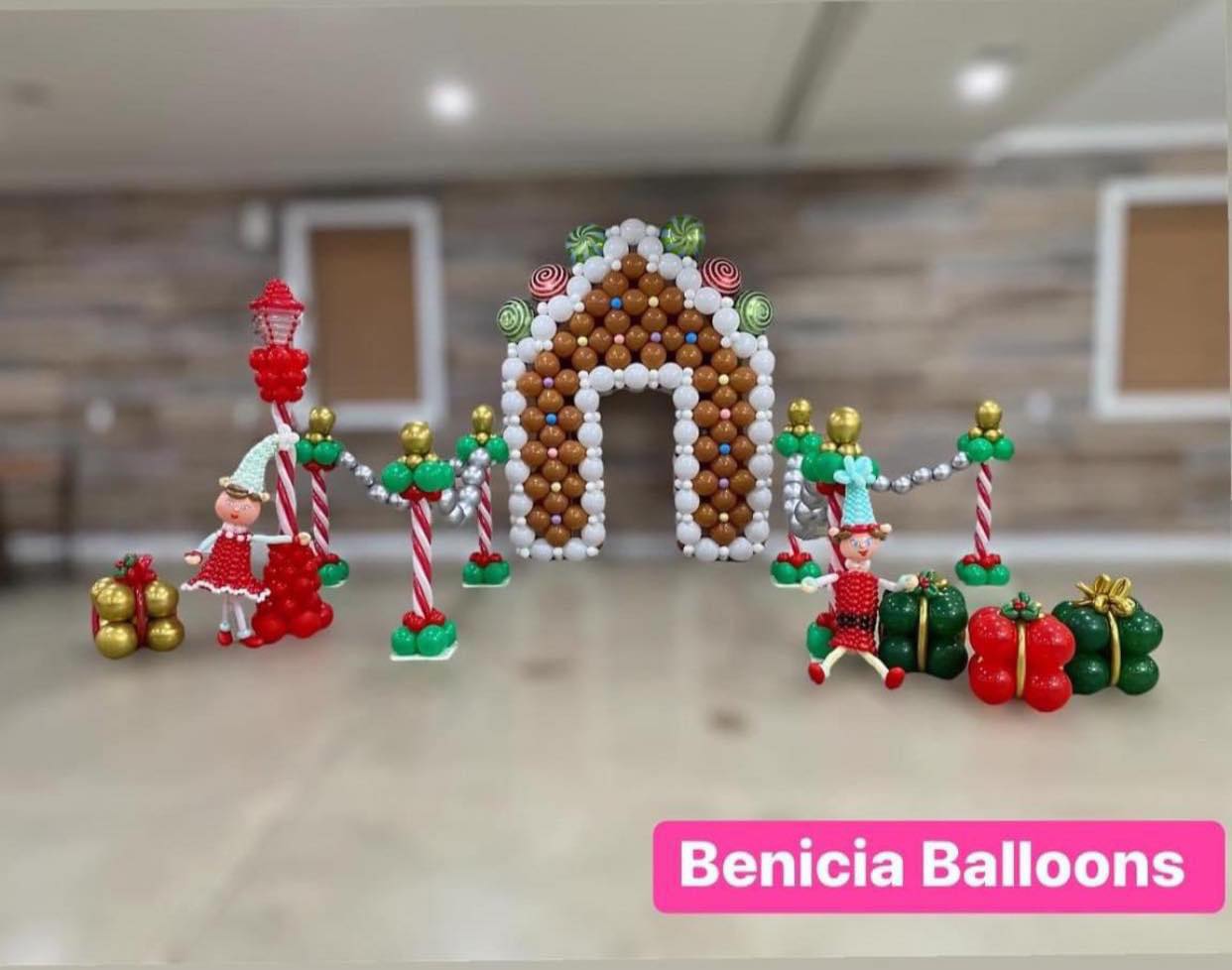 Fondo decorativo con globos