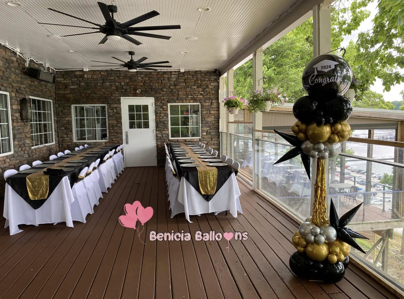 Propuesta de matrimonio con globos